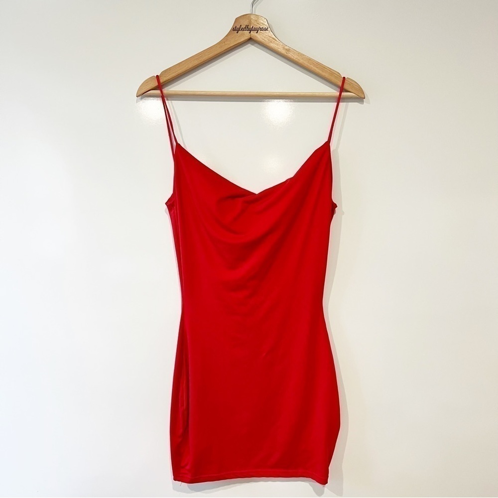 Superdown X Revolve Cowl Neck Drape Back Mini Dre… - image 4